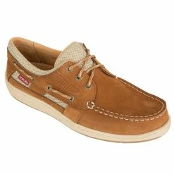 Tribord Men's Sailing Leather Boat Shoes Clipper