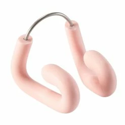 Nabaiji Adjustable Stainless Steel-Latex Swimming Nose Clip