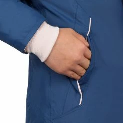 Tribord Kids Sailing Jacket Warm And Waterproof Sailing 100 Blue Pink