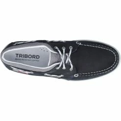 Tribord Men's Sailing Leather Boat Shoes Clipper