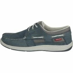 Tribord Denim Blue Clipper Boat Shoes