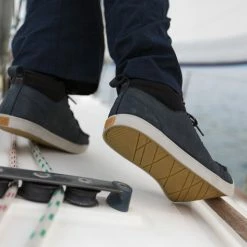 Tribord Men's Leather Boat Shoes Kostalde Rain Sailing