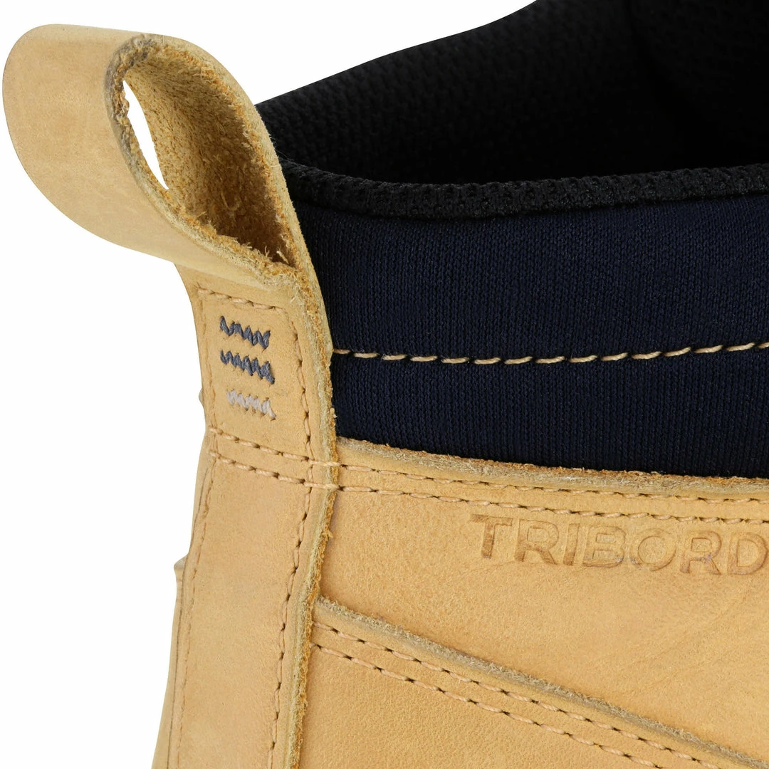 Tribord Men's Leather Boat Shoes Kostalde Rain Sailing