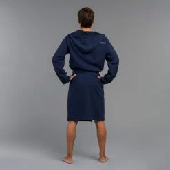 Watko Swimming Lightweight Cotton Pool Bathrobe With Hood