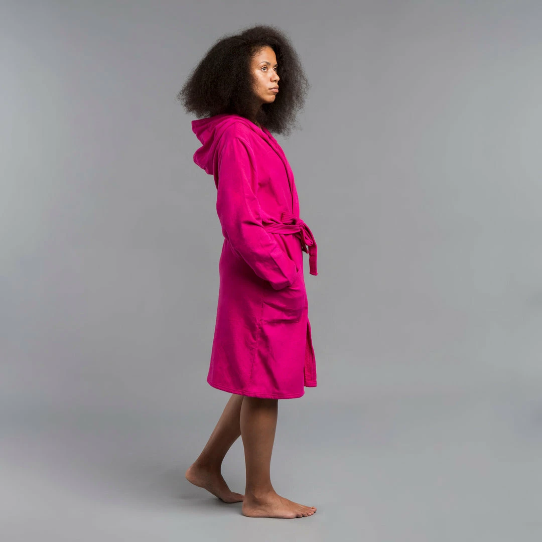 Watko Lightweight Micro Cotton Pool Bathrobe With Hood Swimming