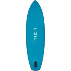 Itiwit INFLATABLE STAND-UP PADDLEBOARD - BEGINNERS - 9 FEET - BLUE AND ORANGE Stand Up Paddle (SUP)