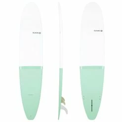 Olaian 900 9' Hard Longboard With 2 + 1 Fins. Surfing