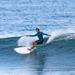 Olaian 900 9' Hard Longboard With 2 + 1 Fins. Surfing