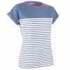 Tribord Short Sleeve Striped Boat Neck Sailing T-Shirt