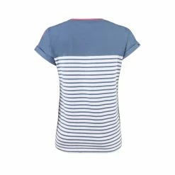Tribord Short Sleeve Striped Boat Neck Sailing T-Shirt