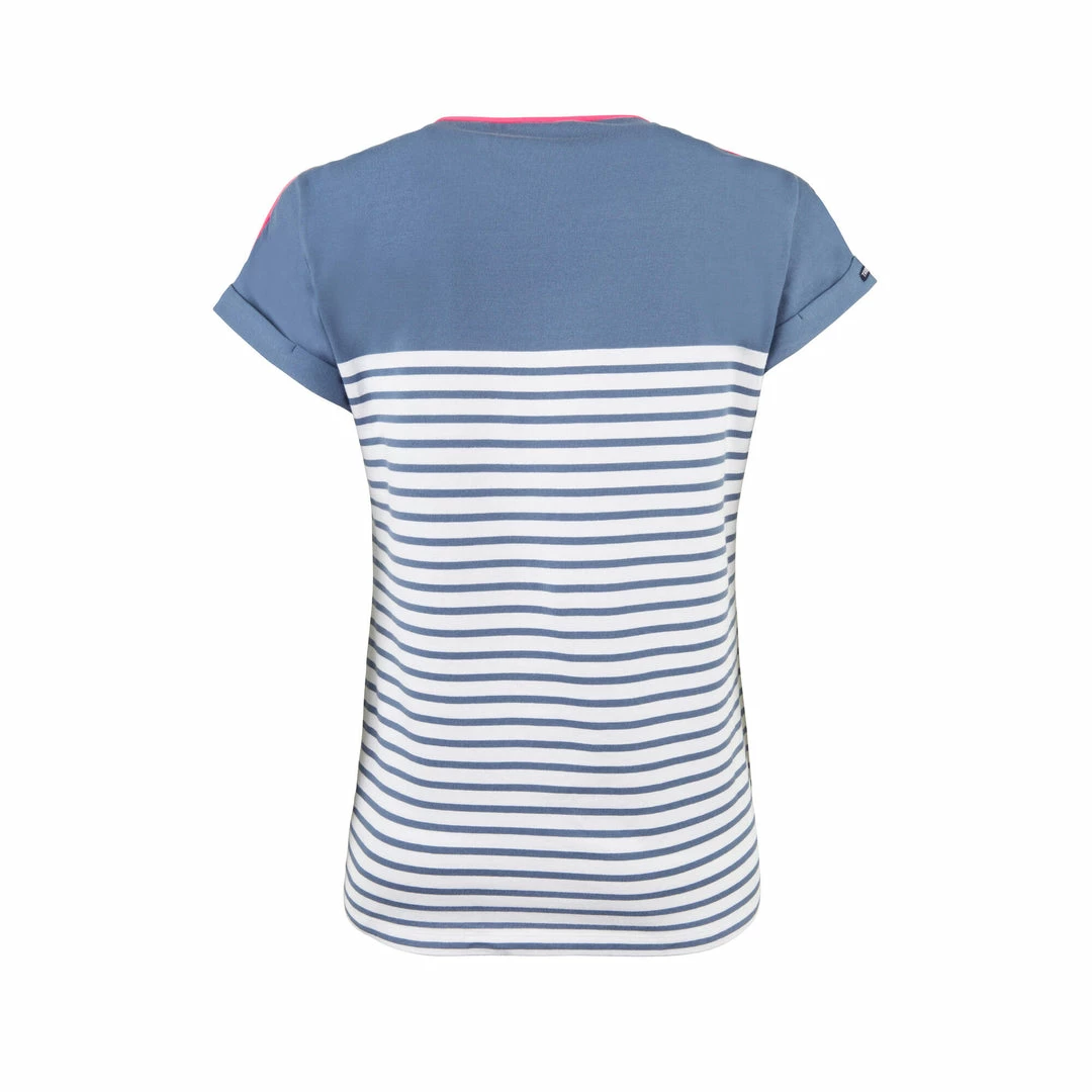 Tribord Short Sleeve Striped Boat Neck Sailing T-Shirt