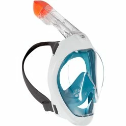 Subea Snorkeling & Scubadiving Adult Easybreath Surface Mask 500 Grey