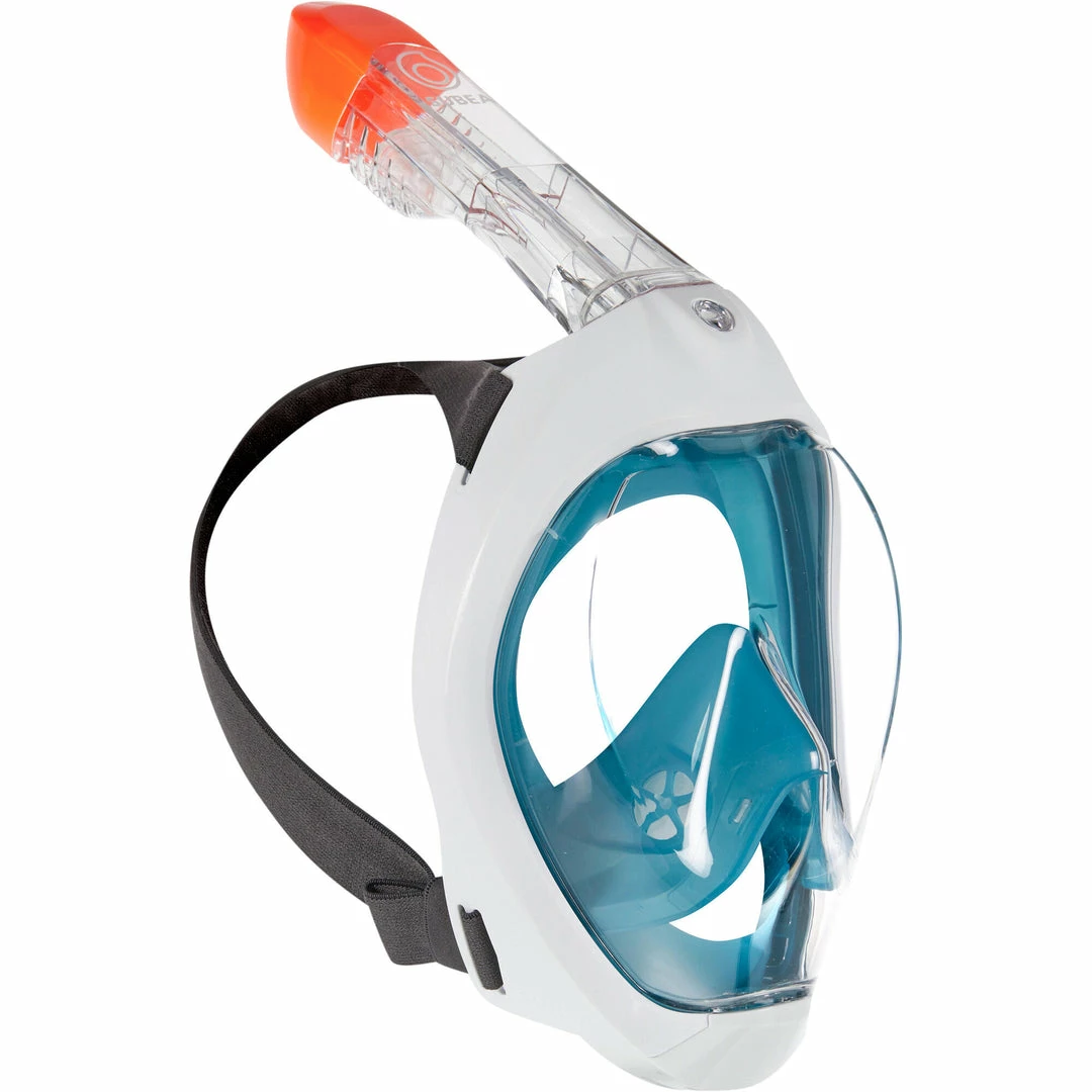 Subea Snorkeling & Scubadiving Adult Easybreath Surface Mask 500 Grey
