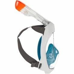 Subea Snorkeling & Scubadiving Adult Easybreath Surface Mask 500 Grey