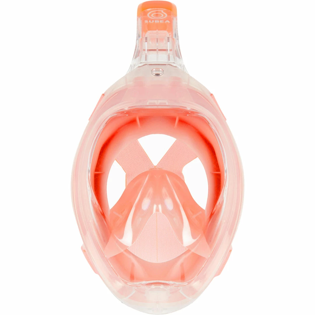 Subea Snorkeling & Scubadiving Adult Easybreath Surface Mask 500 Grey