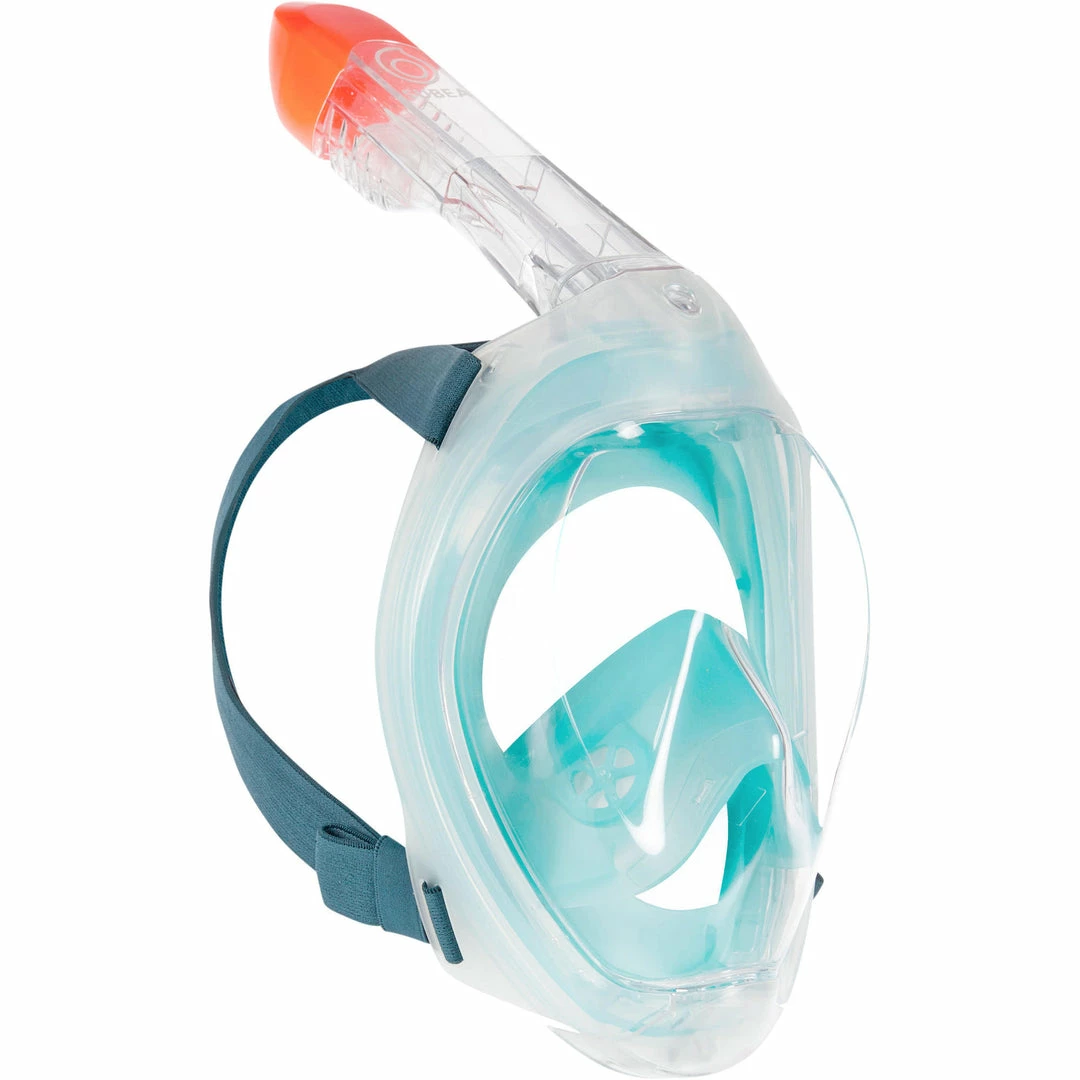 Subea Snorkeling & Scubadiving Adult Easybreath Surface Mask 500 Grey