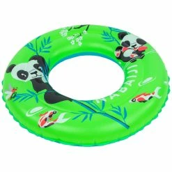 Nabaiji Swimming Kids' Inflatable Swim Ring 3-6 Years 51 Cm Beige SAVANNAH Print