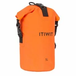 Decathlon Itiwit IPX6 Waterproof Roll Top Dry Bag 5L W/ Carry Strap