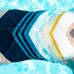 Nabaiji Swimming One-Piece Swimsuit Lila Line Red