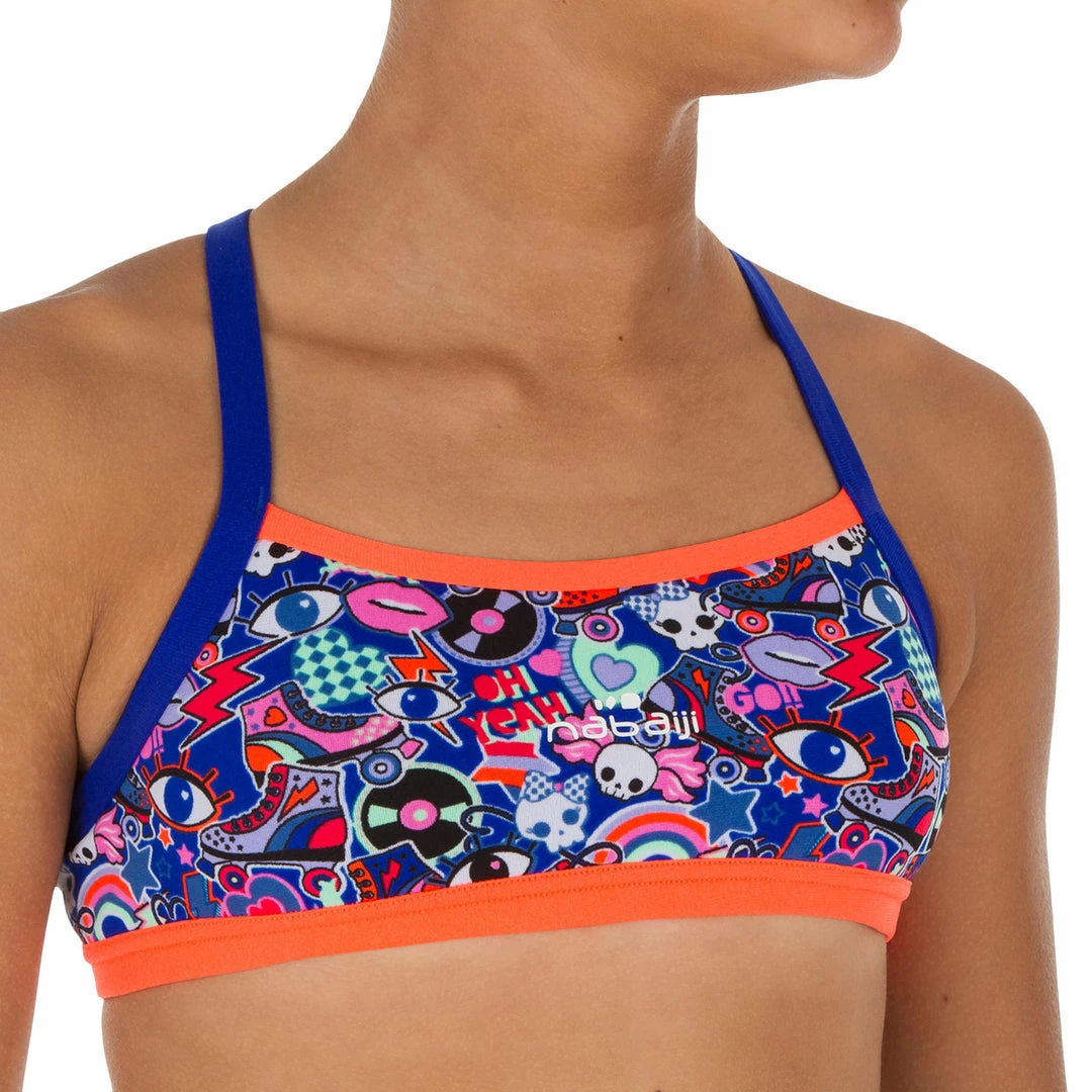 Nabaiji Swimming Jade Extremely Chlorine-Resistant Swim Top Girls'