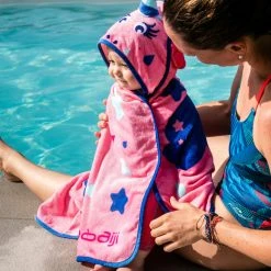 Nabaiji Dragon Print Towel With Hood For Baby's