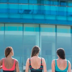 Nabaiji Swimming 1-piece Swimsuit Heva Li Blue Petrol