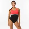 Nabaiji Swimming 1-piece Swimsuit Heva Li Blue Petrol
