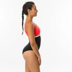 Nabaiji Swimming 1-piece Swimsuit Heva Li Blue Petrol