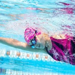 Nabaiji Swimming Silicone Swim Cap TERM BLACK