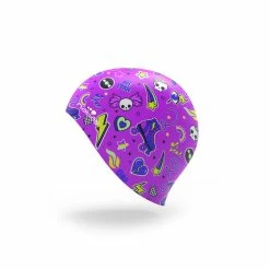 Nabaiji Swimming Silicone Swim Cap TERM BLACK