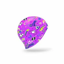 Nabaiji Swimming Silicone Swim Cap TERM BLACK