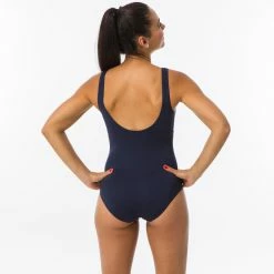 Nabaiji Swimming One-piece Sculpting Swimsuit Kaipearl Triki Leo Black