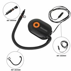 Decathlon Itiwit All-In-One Kayak, SUP, Kitesurf & Camping Electric Pump W/ Gauge Max 20PSI Sailing