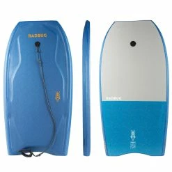 Decathlon Radbug 100 Bodyboard Boogie High Density Foam 36'', 39'' & 42'' W/ Wrist Leash Bodyboarding
