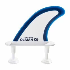 Surfing Decathlon Olaian 100 Foam Soft Surfboard 7'5 80L Concave W/ Handle, Leash & Soft Edge Fins