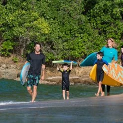 Olaian 500 Foam Surfboard 7'8 75L Curved Triple Stringer W/ Leash & Soft Edge Fins Surfing