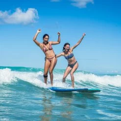 Olaian 500 Foam Surfboard 7'8 75L Curved Triple Stringer W/ Leash & Soft Edge Fins Surfing