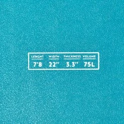 Olaian 500 Foam Surfboard 7'8 75L Curved Triple Stringer W/ Leash & Soft Edge Fins Surfing