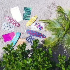 Olaian 500 Foam Surfboard 7' 55L Curved Dual Stringer W/ Leash & Soft Edge Fins Surfing