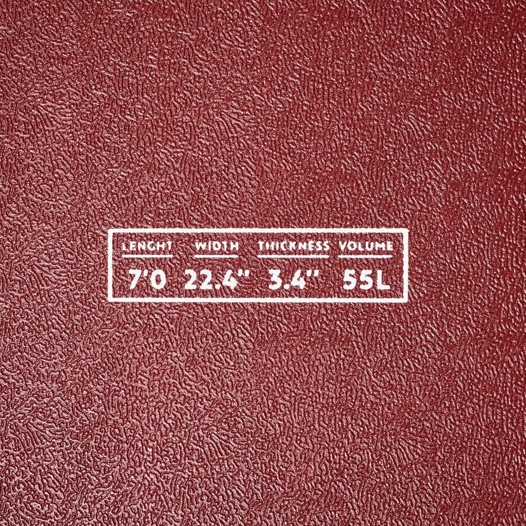 Olaian 500 Foam Surfboard 7' 55L Curved Dual Stringer W/ Leash & Soft Edge Fins Surfing