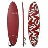 Olaian 500 Foam Surfboard 7' 55L Curved Dual Stringer W/ Leash & Soft Edge Fins Surfing