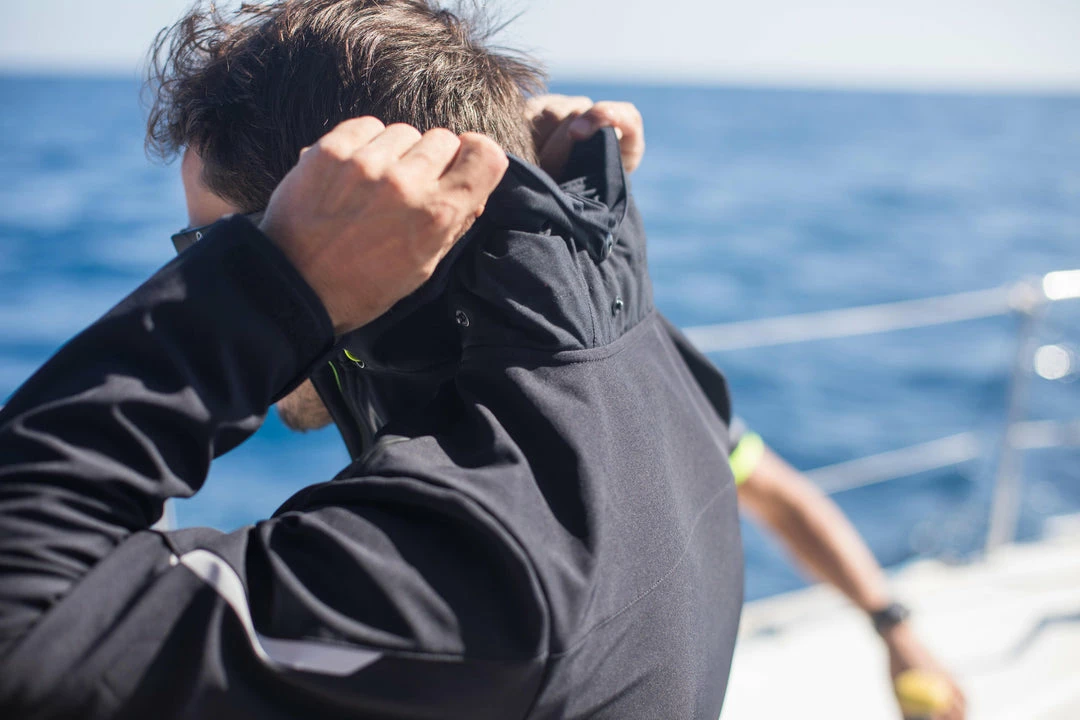 Tribord Sailing Windproof Softshell Jacket 900 - Grey/Black