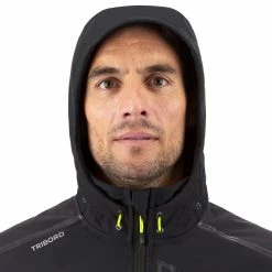 Tribord Sailing Windproof Softshell Jacket 900 - Grey/Black