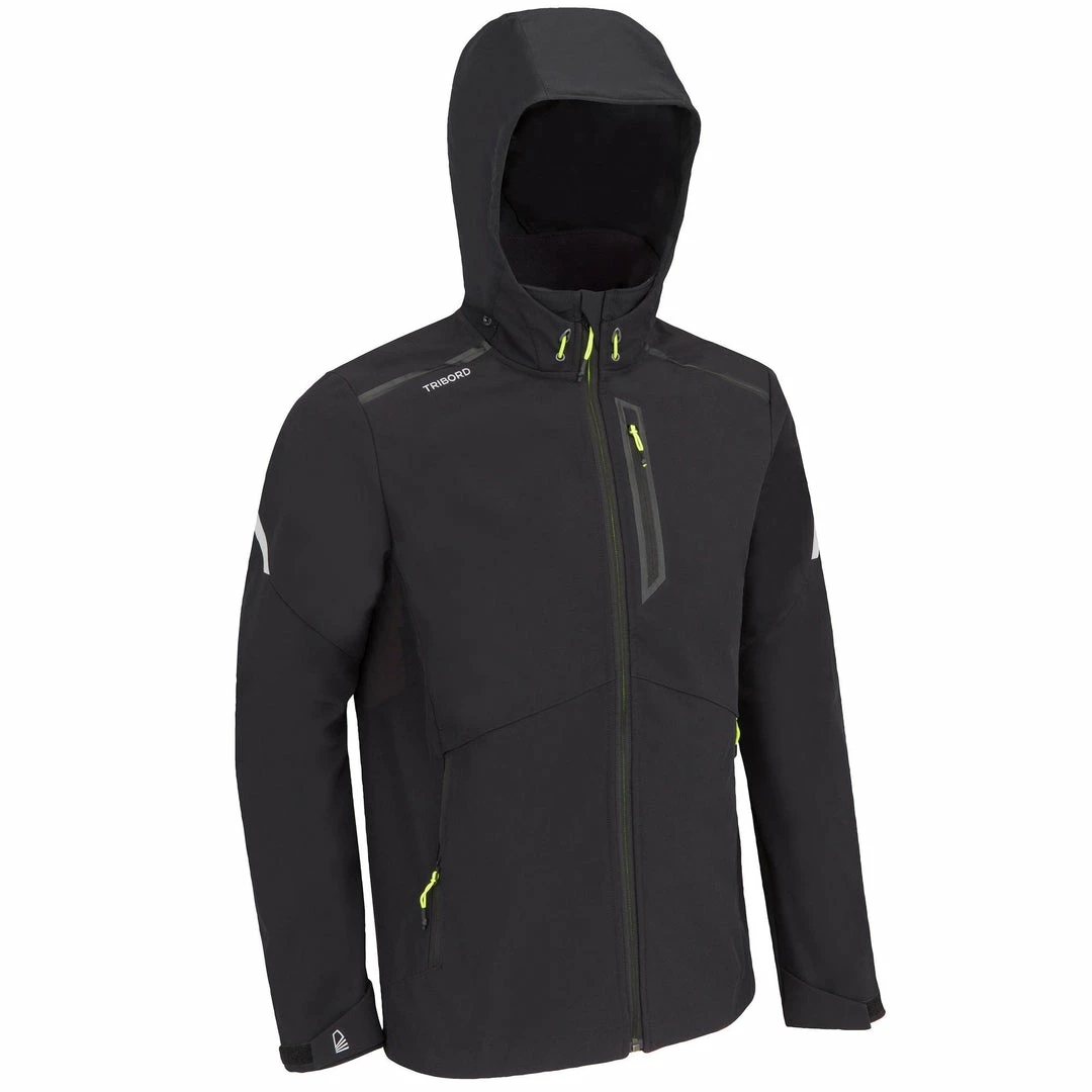 Tribord Sailing Windproof Softshell Jacket 900 - Grey/Black