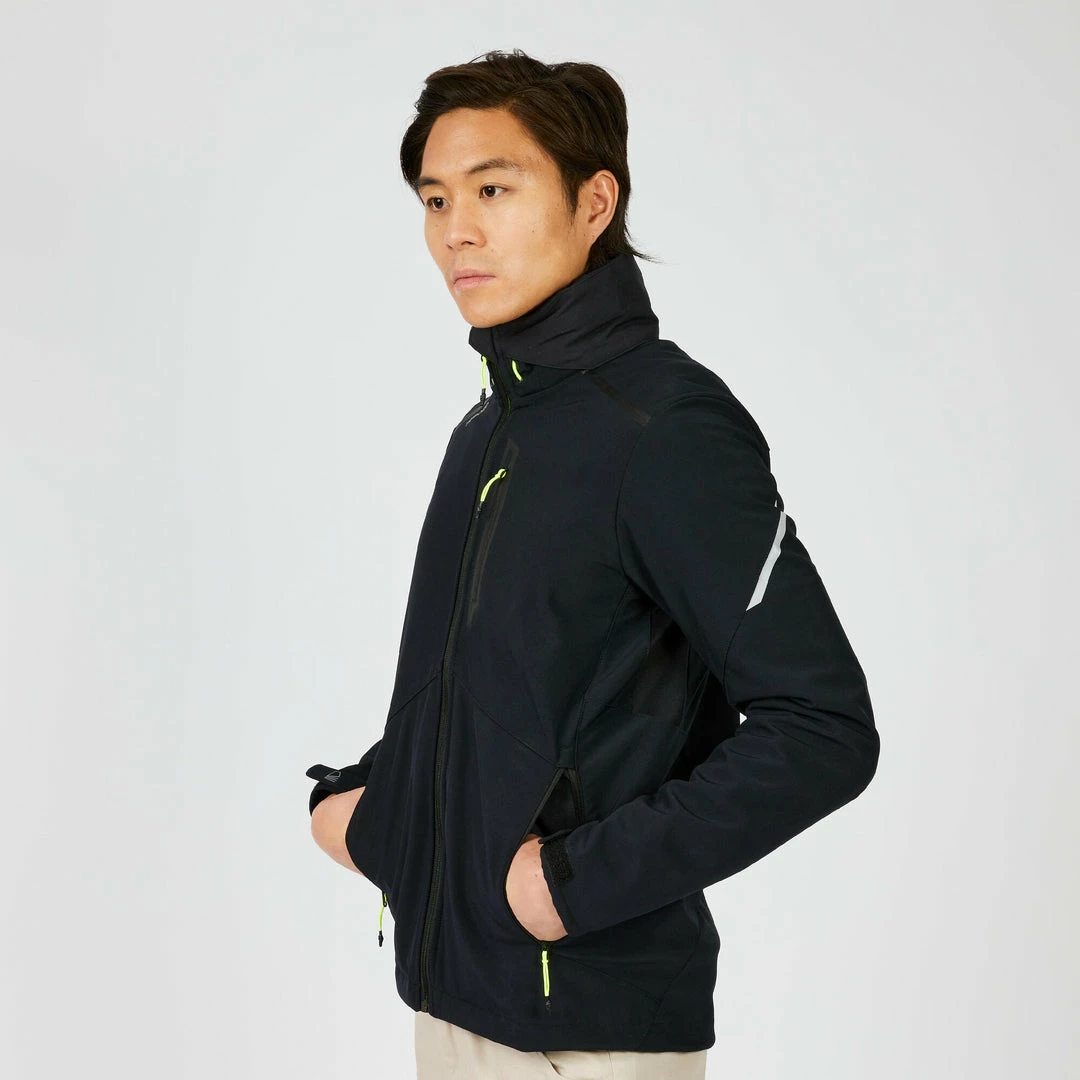 Tribord Sailing Windproof Softshell Jacket 900 - Grey/Black