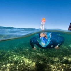 Subea Snorkeling & Scubadiving Adult Easybreath Surface Mask 500 Grey