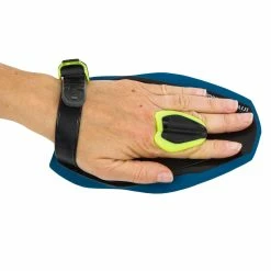 Nabaiji Swimming Paddles Quick-In 500 Size M Blue Yellow