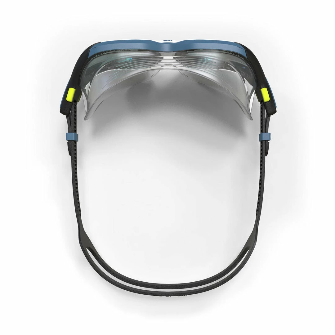 Nabaiji SWIMMING POOL MASK ACTIVE SIZE L MIRROR LENSES - BLUE / BLACK