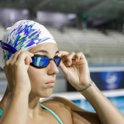 Nabaiji Swimming Silicone Swim Cap TERM BLACK