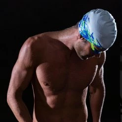 Nabaiji Swimming Silicone Swim Cap TERM BLACK